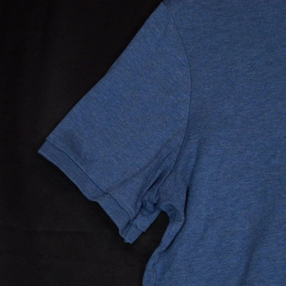 Polo Ralph Lauren Polo Shirt Mens L Blue Heather Pima Cotton Short Sleeve